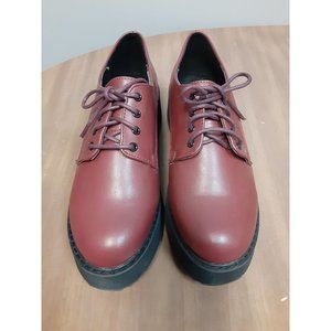 Allegra K Platform Shoes Burgundy Size 7.5 NWT